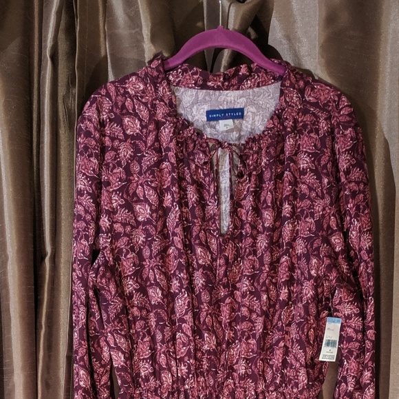 Ruffled midi dress - Picture 4 of 4